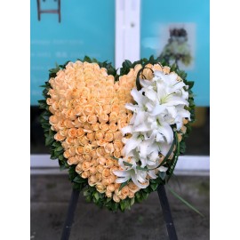 心型花圈 A15