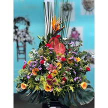 開張祝賀花籃 M18