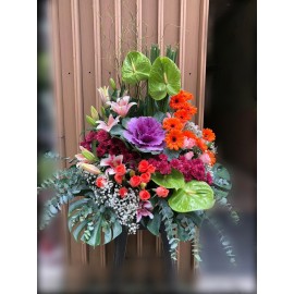 開張祝賀花籃 M22